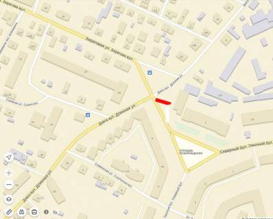 Билборд A в Ивано-Франковске, 6х3  Довга - б-р Північний схема