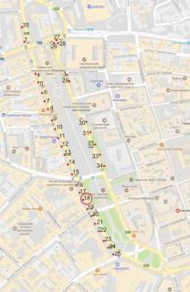 Нестандарт B в Львове, 0,7*1,0  пр.Свободи схема