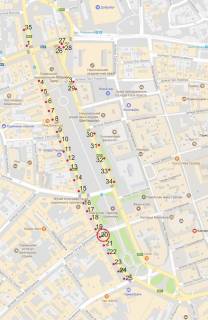 Нестандарт B у Львові, 0,7*1,0  пр.Свободи схема