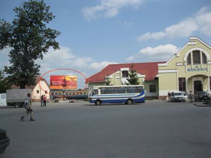 Билборд A в Самборе, 6х3  Самбір (вокзал) фото 1