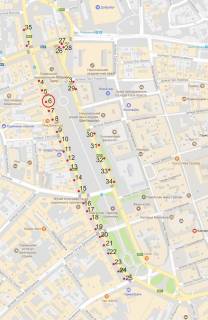 Нестандарт B у Львові, 0,7*1,0  пр.Свободи схема