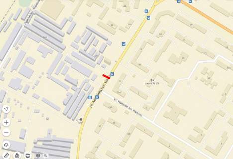 Билборд A в Луцке, 6х3  Конякіна А (Заправка "ОККО") схема