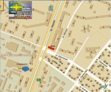 Білборд, Бігборд (Борд)  B у Дніпро (Дніпропетровськ) пр. О.Поля, 59 схема