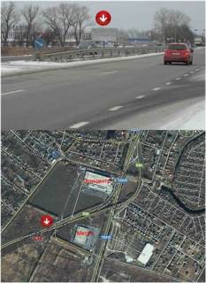 Билборд B в Подгородном Автодорога М – 04 Знам'янка — Луганськ — Ізварин, км 220+627 (ліворуч). вул. Донецьке шосе (Виїзд із м. Дніпро, перехрестя Метро-Епицентр) фото 1