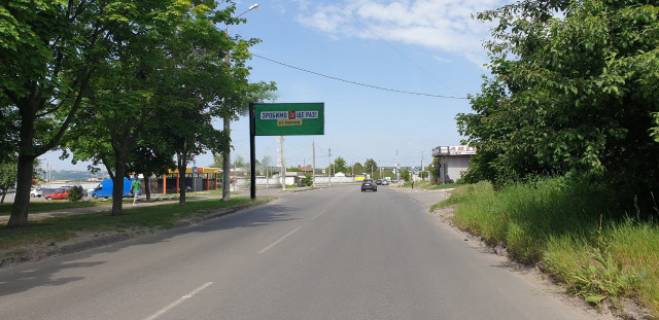 Билборд A в Харькове, 6x3  вул.Ужвій Наталії,60( СМ "АТБ",Кондитерська "Крендель"),в напрямку вул. Гвардійців -Широнінців фото 1