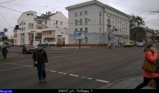 Скроллер A в Житомире, 3.14x2.32  Перемоги вул., 7 (АльфаБанк, Приватбанк, Житомирська ДПІ) - 41060 фото 1
