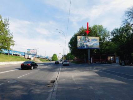 Білборд, Бігборд (Борд)  A у Києві, 6x3  Грінченка М. вул., 6-й від Протасового Яру, 70 м до Байкова вул., з центру Фото 1