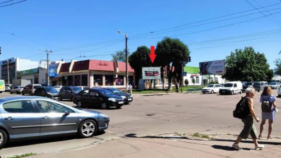 Скролер, Скрол A у Житомирі, 3.14x2.32  Покровська вул. / Домбровського вул., 54/25 (АТБ, Сінний ринок), в напрямку Незалежності просп. - 291332 Фото 1