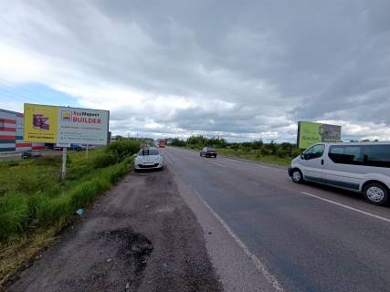 Билборд B в Скнилове, 6x3  Кільцева дорога, км 8 + 500, (Транспортна компанія "Транс сервіс 1", 900 м до АЗС Shell), в напрямку міста Львів фото 2