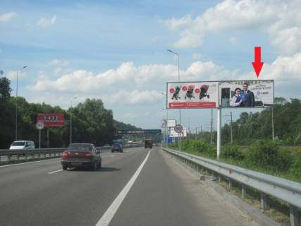 Билборд A в Київських трасах, 6x3  Новообухівська траса (Дніпровське шосе),в напрямку в м. Київ, 300м після АЗС ОККО  правий 8км + 300м фото 1