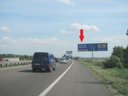 Билборд A в Київських трасах, 6x3  Новообухівська траса (Дніпровське шосе), в напрямку з м. Київ, 300 м.. після ТЦ"Мегамаркет", "Мануфактура" ,600 м. ЖК Нова Конча Заспа,  лівий фото 1