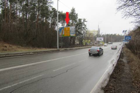 Билборд B в Конче-Заспе, 6x3  Столичне шосе ("Велика Кишеня", ЖК "Лісовий" ), в напрямку м. Київ фото 1