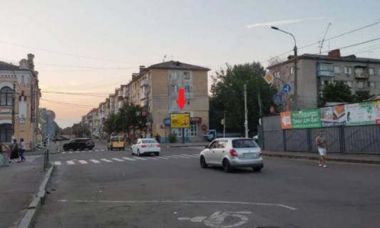 Скролер, Скрол A у Житомирі, 3.14x2.32  Хлібна вул., 16 / Гоголівська вул., 1 (Хлібний ринок, Сільпо, Фокстрот, Аптека низьких цін), в напрямку Київська вул. - 292121 Фото 1