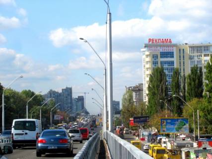 Мегаборд A в Киеве Перемоги пр-т, 90/1, в напрямку з центру фото 1