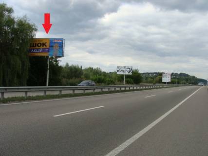 Билборд B в Лісники (Лісники), 6x3  Новообухівська траса (Дніпровське шосе), в напрямку м. Київ, 5км. після ТЦ"Мегамаркет",550м до повороту на с. Лісники фото 1