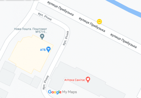 Билборд B в Хмельницком Прибузька, 24 схема