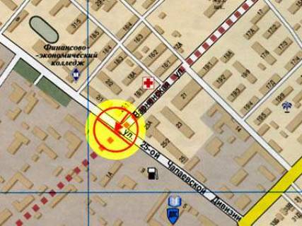 Билборд A в Одессе Инглези угол Варненской А схема