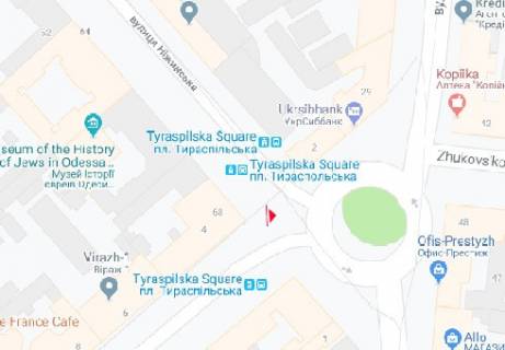 Скроллер A в Одессе, 2.32x3.14  Ніжинська вул. №68 А2 - 465545 схема