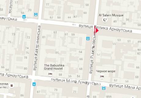 Скролер, Скрол A у Одесі, 2.32x3.14  В. Арнаутська вул., 55 -Рішельєвська вул. - 472648 схема