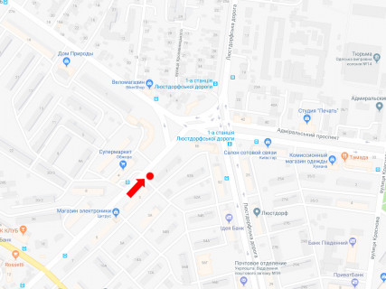 Билборд A в Одессе, 3x6  вул. Космонавтів, 1 схема