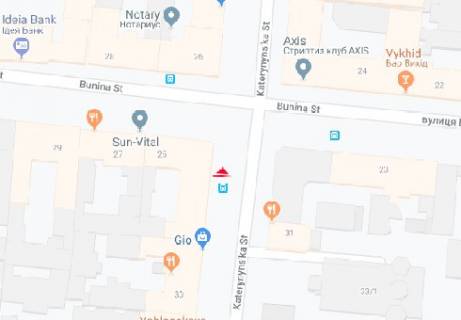 Сiтiлайт A у Одесі, 1.8x1.2  Катерининська (Європейська) вул., 28 А схема