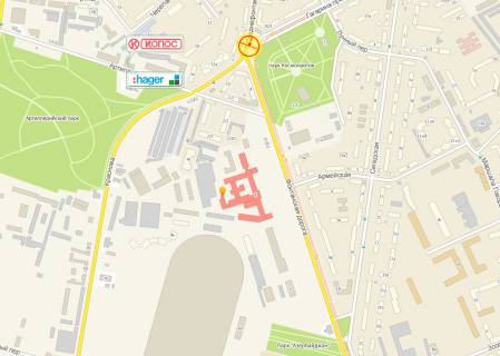 Призматрон, Призма A у Одесі Середньофонтанська площа Фонтанська дор.№4а ліва А3 - 466077 схема