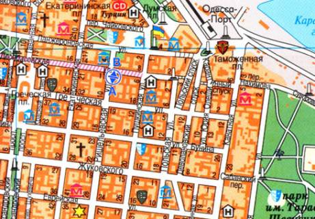 Ситилайт A в Одессе, 1.8x1.2  Рішельєвська вул., 5 А схема