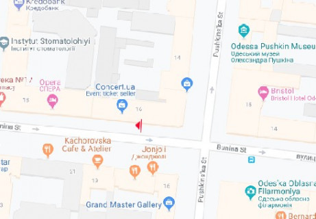 Ситилайт A в Одессе, 1.8x1.2  Буніна вул., 14 А схема