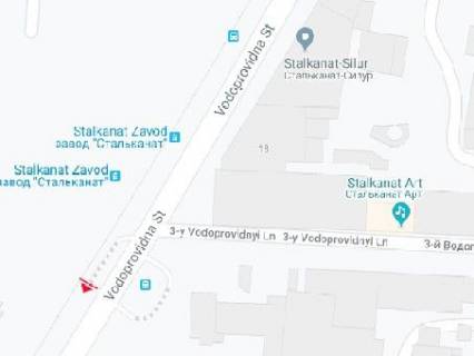 Билборд B в Одессе, 3x6  Водопровідна вул., Консервний завод схема