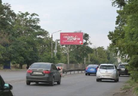 Білборд, Бігборд (Борд)  B у Одесі, 3x6  Овідіопольська дорога, Клеверний міст (№4) Фото 1