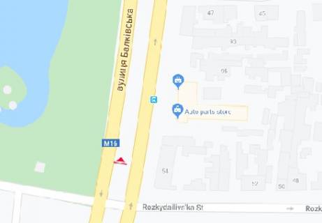 Призматрон, Призма B у Одесі, 3x6  Балківська вул. 99 - Розкидайлівська вул. - 499091 схема