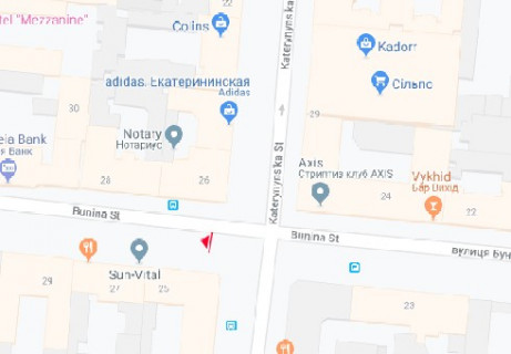 Сiтiлайт A у Одесі, 1.8x1.2  Строкатої Ніни вул. (Буніна)., 25 А схема