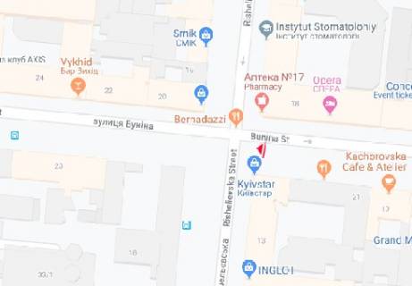 Нестандарт A в Одессе, 3x1.5  Буніна вул., №21 - Рішельєвська вул. А схема