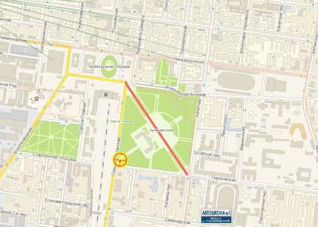 Призма A в Одессе Среднефонтанская Куликово поле №1 А1 - 466069 схема