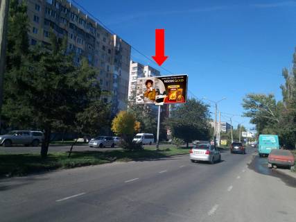 Білборд, Бігборд (Борд)  A у Одесі, 3x6  Паустовського вул., 29, роздільник, в бік Добровольського пр. Фото 1
