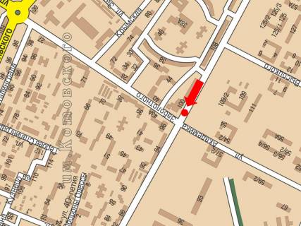 Призма A в Одессе, 3x6  Палія вул. (кол. Дніпропетровська дорога), 100 / Заболотного вул., роздільник, біля супермаркетів "Ельдорадо", "Сільпо", в центр, права - 569659 схема