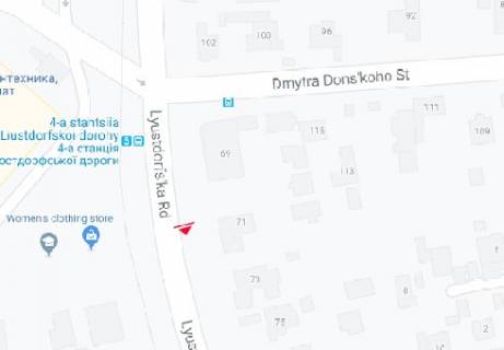 Білборд, Бігборд (Борд)  A у Одесі, 3x6  Люстдорфська дорога, 65 схема