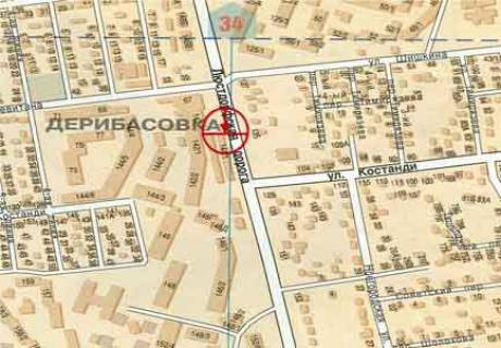 Білборд, Бігборд (Борд)  A у Одесі Люстдорфська дорога №144/1 А схема