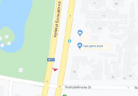 Призматрон, Призма A у Одесі, 3x6  Балківська вул. 99 - Розкидайлівська вул. - 499090 схема