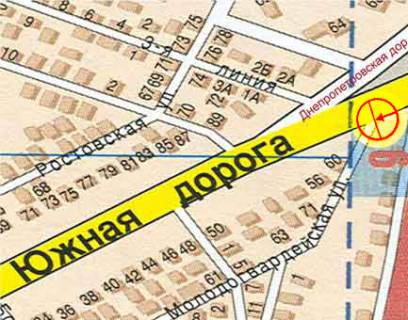 Билборд A в Одессе Крыжановка №1 В схема
