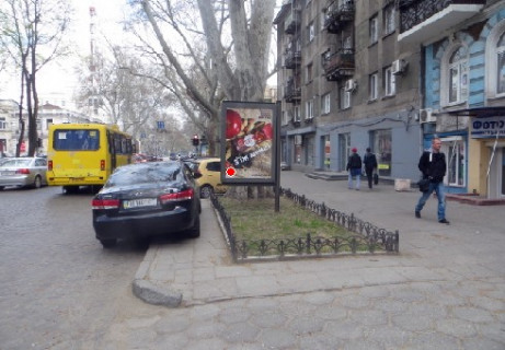 Ситилайт A в Одессе, 1.8x1.2  Італійська вул. (Пушкінська)., 45 А фото 1