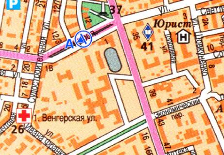 Ситилайт A в Одессе, 1.8x1.2  Адміральський пр. 1-Б A схема