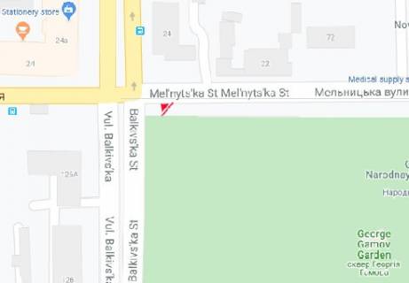 Призма A в Одессе, 3x6  Мельницька вул. - Балківська вул., сквер А1 ліва - 465440 схема