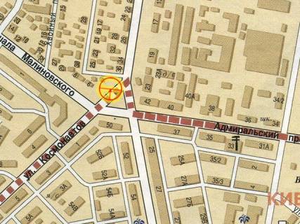 Билборд A в Одессе, 3x6  Люстдорфська дорога, 34 схема