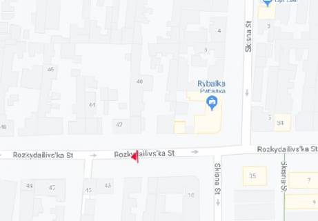 Билборд A в Одессе, 3x6  Розкидайлівська вул., 41 схема