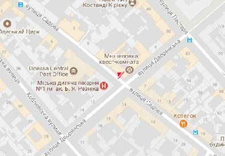 Сiтiлайт B у Одесі, 1.8x1.2  Садова вул., 11 B схема