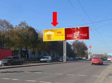 Билборд A в Одессе, 3x6  Ріхтера вул. (кол. Щорса вул.) / Радісна вул., 2/4, з боку Деревянка пл., роздільник, ліва фото 1