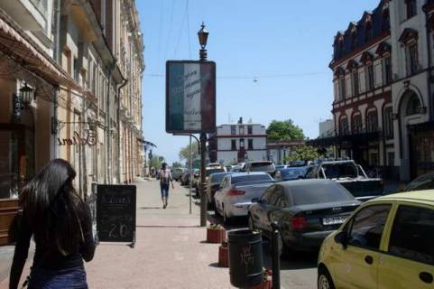 Бэклайт A в Одессе, 1.2x1.8  Ланжеронівська вул., 14 фото 1