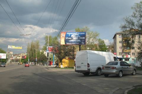 Билборд A в Васильевке, 3x6  Соборна вул., 13 - Глинки вул. фото 1