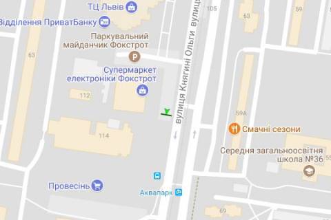 Призматрон, Призма A у Львові, 3x6  Княгині Ольги вул., 108 (призма) - 404992 схема